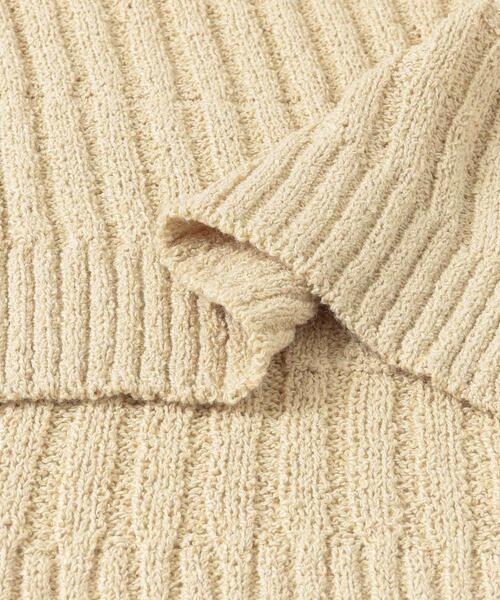 LAATO(ラート)の「WRAP KNIT TANK(タンクトップ・レディース・ブラウン/オフホワイト・FREE)」の8枚目の写真