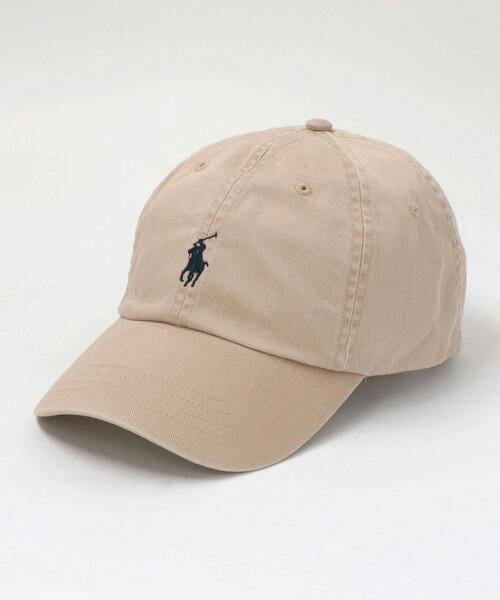 POLO RALPH LAUREN（ポロ ラルフ ローレン）の「[ ポロ ラルフ ローレン ] POLO RALPH LAUREN コットン チノ ベースボール キャップ（キャップ・メンズ・ブラック/ベージュ/ネイビー・FREE）」の2枚目の写真