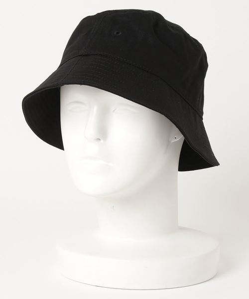 WEGO(ウィゴー)の「WEGO/プレーンバケットハット(ハット・メンズ・ブラック・FREE)」の2枚目の写真