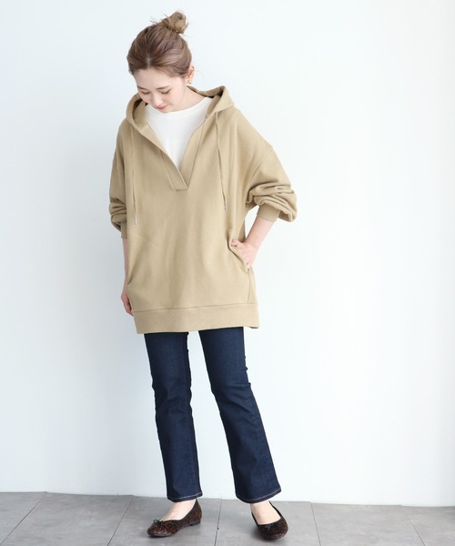 AMERICAN HOLIC(アメリカンホリック)の「ブーツカットデニム *(デニムパンツ・レディース・ブラック/インディゴブルー/ワンウォッシュ・SMALL/MEDIUM/LARGE)」の8枚目の写真