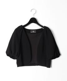 パフスリーブボレロジャケット