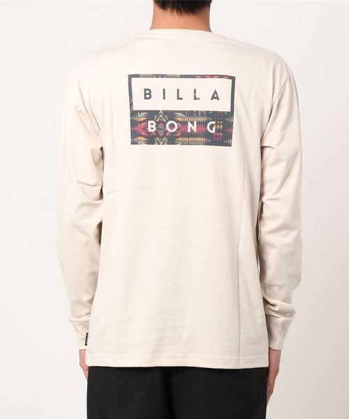 BILLABONG(ビラボン)の「BILLABONG/ビラボン ボックスロゴ バックプリントロンT BA012-050(Tシャツ/カットソー・メンズ・グレー/ブラック/ホワイト・XL/M/L)」の3枚目の写真