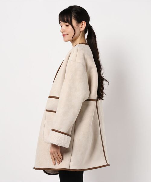 KOBE LETTUCE（コウベレタス）の「スウェード×ボアフェイクムートン