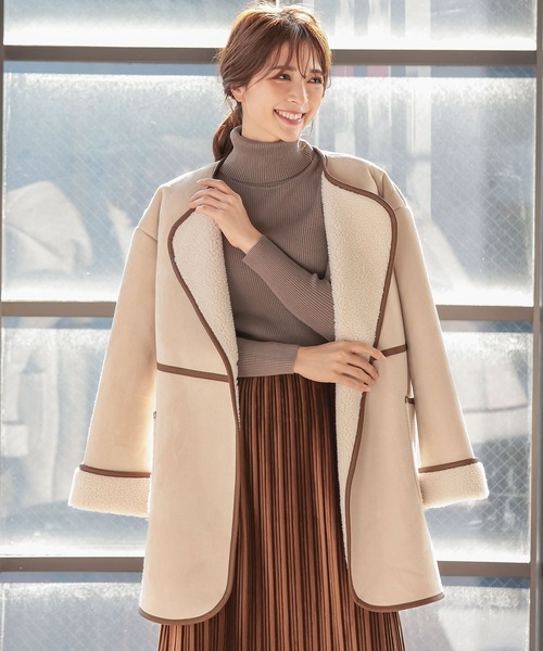 KOBE LETTUCE（コウベレタス）の「スウェード×ボアフェイクムートン