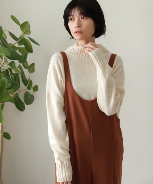 LAKOLE（ラコレ）の「7Gラムエアレットプルオーバー / LAKOLE（ニット/セーター・レディース・ライトグレー/ネイビー/オフホワイト/イエロー/ブラウン系その他・SMALL/MEDIUM）」の2枚目の写真