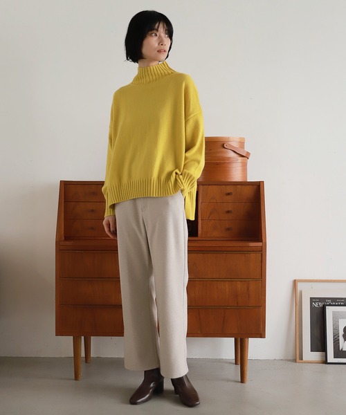 LAKOLE（ラコレ）の「7Gラムエアレットプルオーバー / LAKOLE（ニット/セーター・レディース・ライトグレー/ネイビー/オフホワイト/イエロー/ブラウン系その他・SMALL/MEDIUM）」の12枚目の写真