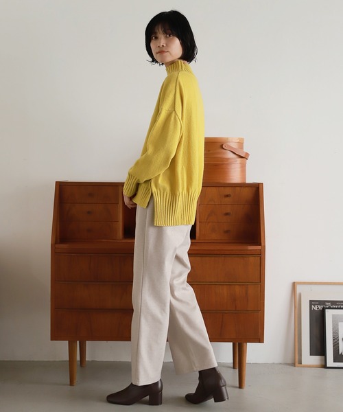 LAKOLE（ラコレ）の「7Gラムエアレットプルオーバー / LAKOLE（ニット/セーター・レディース・ライトグレー/ネイビー/オフホワイト/イエロー/ブラウン系その他・SMALL/MEDIUM）」の18枚目の写真