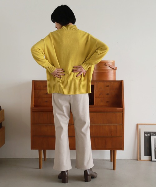 LAKOLE（ラコレ）の「7Gラムエアレットプルオーバー / LAKOLE（ニット/セーター・レディース・ライトグレー/ネイビー/オフホワイト/イエロー/ブラウン系その他・SMALL/MEDIUM）」の7枚目の写真