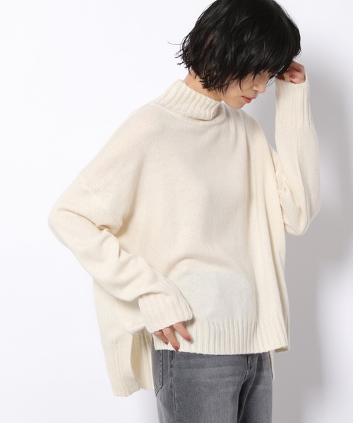 LAKOLE（ラコレ）の「7Gラムエアレットプルオーバー / LAKOLE（ニット/セーター・レディース・ライトグレー/ネイビー/オフホワイト/イエロー/ブラウン系その他・SMALL/MEDIUM）」の19枚目の写真