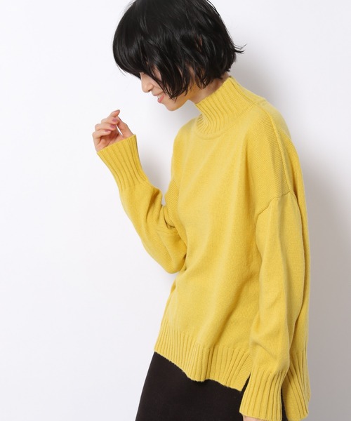 LAKOLE（ラコレ）の「7Gラムエアレットプルオーバー / LAKOLE（ニット/セーター・レディース・ライトグレー/ネイビー/オフホワイト/イエロー/ブラウン系その他・SMALL/MEDIUM）」の9枚目の写真