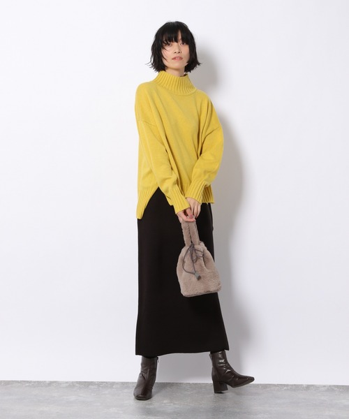 LAKOLE（ラコレ）の「7Gラムエアレットプルオーバー / LAKOLE（ニット/セーター・レディース・ライトグレー/ネイビー/オフホワイト/イエロー/ブラウン系その他・SMALL/MEDIUM）」の14枚目の写真