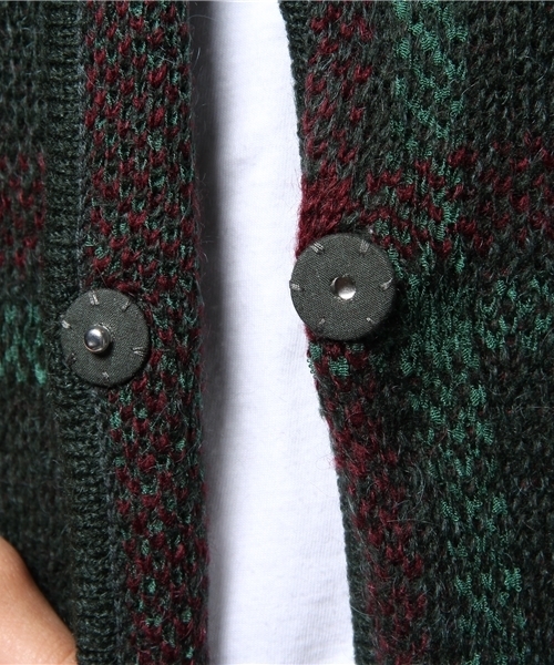 ROSE BUD（ローズバッド）の「LK-14256 RAGLAN LONG CARDIGAN（その他アウター・レディース・ライトベージュ/ダークグリーン・ONE SIZE）」の6枚目の写真