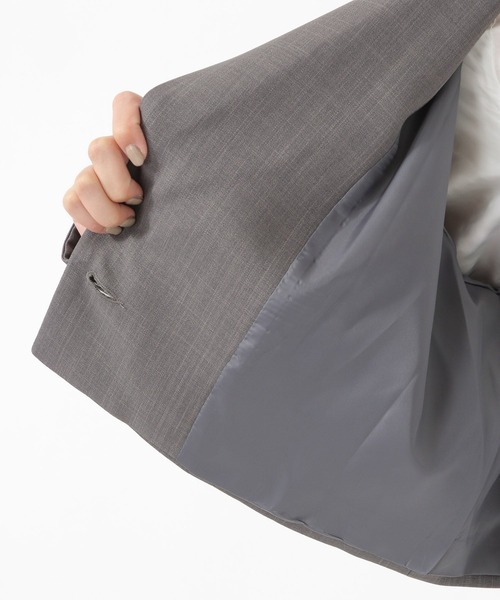 ALAND（エーランド）の「PLASMASPHERE／ムジショートテーラージャケット　2926181（テーラードジャケット・レディース・ブラック/グレー・FREE）」の15枚目の写真