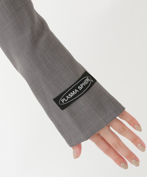 ALAND（エーランド）の「PLASMASPHERE／ムジショートテーラージャケット　2926181（テーラードジャケット・レディース・ブラック/グレー・FREE）」の16枚目の写真