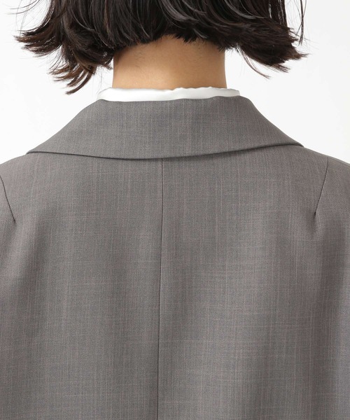 ALAND（エーランド）の「PLASMASPHERE／ムジショートテーラージャケット　2926181（テーラードジャケット・レディース・ブラック/グレー・FREE）」の17枚目の写真