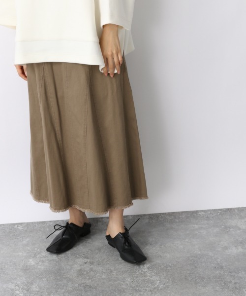 JEANASIS（ジーナシス）の「カツラギキリカエフレアスカート/933959  