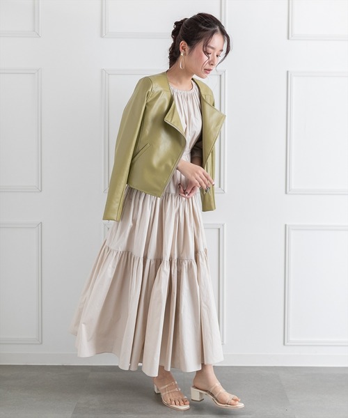 clear（クリア）の「ティアードギャザーワンピース（ワンピース）」 - WEAR