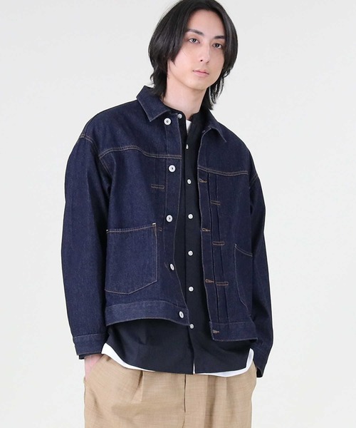 BACK NUMBER（バックナンバー）の「【BACK NUMBER】デニムＧジャン（デニムジャケット・メンズ・オフホワイト/ブラック/ノンウォッシュ・XL/L/M）」の13枚目の写真