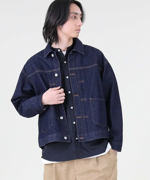 BACK NUMBER（バックナンバー）の「【BACK NUMBER】デニムＧジャン（デニムジャケット・メンズ・オフホワイト/ブラック/ノンウォッシュ・XL/L/M）」の12枚目の写真