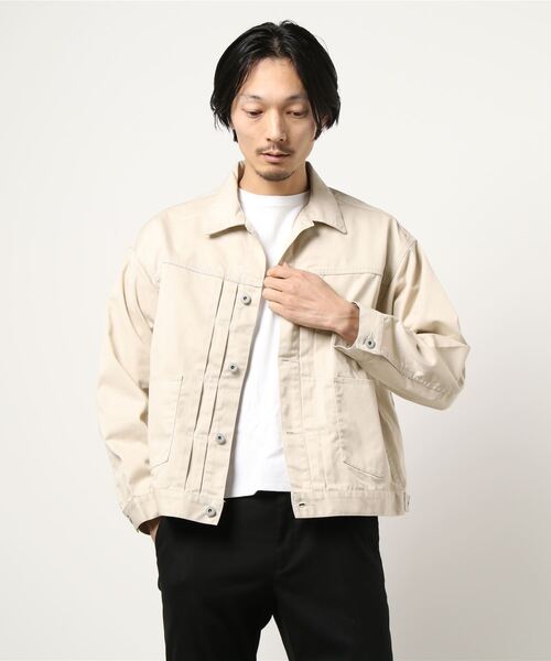 BACK NUMBER（バックナンバー）の「【BACK NUMBER】デニムＧジャン（デニムジャケット・メンズ・オフホワイト/ブラック/ノンウォッシュ・XL/L/M）」の20枚目の写真