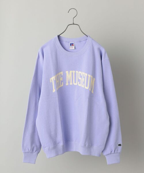 Russell Athletic（ラッセルアスレティック）の「【WEB限定/SHIPS別注】RUSSELL ATHLETIC: ビッグシルエット プリント スウェット (トレーナー) 21SS（スウェット・メンズ・グレー/ベージュ/ネイビー/パープル・SMALL/MEDIUM/LARGE/X-LARGE）」の4枚目の写真