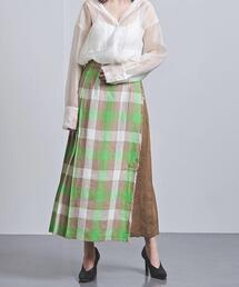 O'NEIL of DUBLIN | ＜O'NEIL of DUBLIN（オニール オブ ダブリン）＞フリンジ マキシ キルトスカート(スカート)