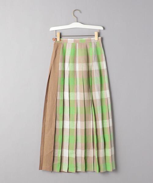 O'NEIL of DUBLIN（オニールオブダブリン）の「＜O'NEIL of DUBLIN（オニール オブ ダブリン）＞フリンジ マキシ キルトスカート（スカート・レディース・ベージュ/ライトピンク・8/10）」の13枚目の写真