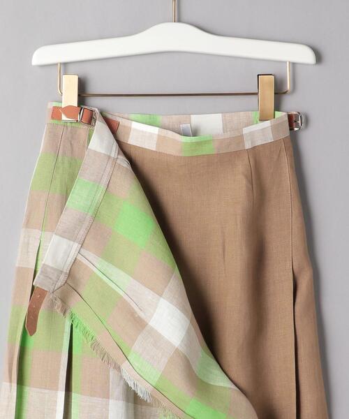 O'NEIL of DUBLIN（オニールオブダブリン）の「＜O'NEIL of DUBLIN（オニール オブ ダブリン）＞フリンジ マキシ キルトスカート（スカート・レディース・ベージュ/ライトピンク・8/10）」の11枚目の写真