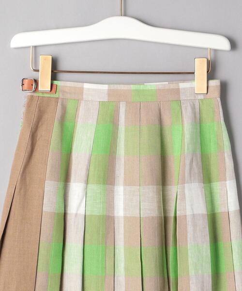 O'NEIL of DUBLIN（オニールオブダブリン）の「＜O'NEIL of DUBLIN（オニール オブ ダブリン）＞フリンジ マキシ キルトスカート（スカート・レディース・ベージュ/ライトピンク・8/10）」の22枚目の写真