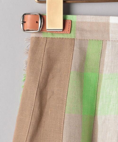 O'NEIL of DUBLIN（オニールオブダブリン）の「＜O'NEIL of DUBLIN（オニール オブ ダブリン）＞フリンジ マキシ キルトスカート（スカート・レディース・ベージュ/ライトピンク・8/10）」の20枚目の写真