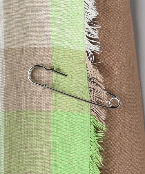 O'NEIL of DUBLIN（オニールオブダブリン）の「＜O'NEIL of DUBLIN（オニール オブ ダブリン）＞フリンジ マキシ キルトスカート（スカート・レディース・ベージュ/ライトピンク・8/10）」の17枚目の写真