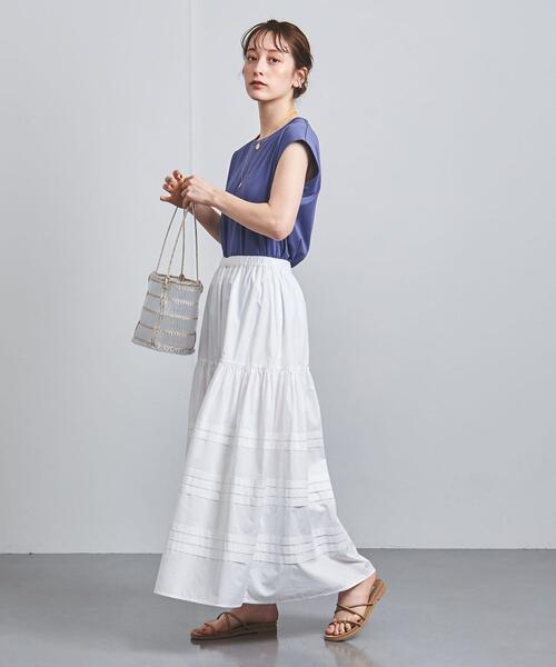 UNITED ARROWS（ユナイテッドアローズ）の「UWCC C/SI タック マキシ 