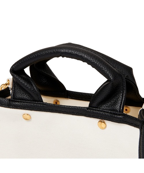 Francfranc(フランフラン)の「ロゴ トートバッグ パイピング XS(トートバッグ・レディース・マルチ・FREE)」の2枚目の写真