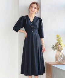 クラシカル レース 結婚式 お呼ばれ パーティー ロングワンピース