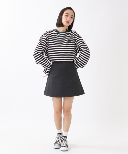 COVERNAT（カバーナット）の「Covernat／マルチボーダーロンT　2930742（Tシャツ/カットソー・レディース・ブラック/ベージュ/オフホワイト/オリーブ/その他1・SMALL/MEDIUM/LARGE/X-LARGE）」の10枚目の写真