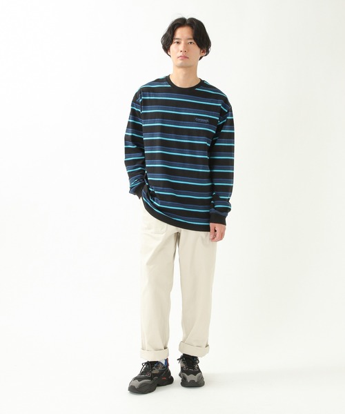 COVERNAT（カバーナット）の「Covernat／マルチボーダーロンT　2930742（Tシャツ/カットソー・レディース・ブラック/ベージュ/オフホワイト/オリーブ/その他1・SMALL/MEDIUM/LARGE/X-LARGE）」の19枚目の写真