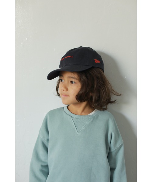 StompStamp（ストンプスタンプ）の「キャップ　KIDS 親子リンクコーデ【AJUGA.×NEWERA】（キャップ・キッズ・ネイビー・54㎝）」の3枚目の写真