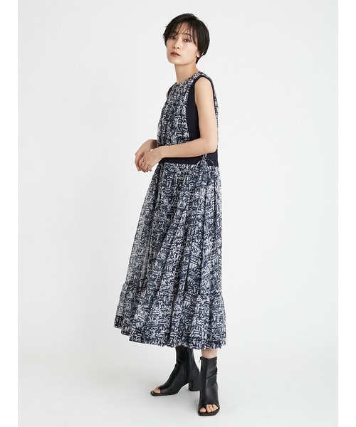 入荷中 styling/（スタイリング）の「シフォンティアードドレス ワンピース