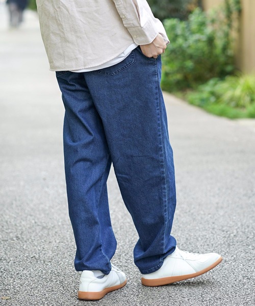 Blue Standard （ブルースタンダード）の「【BLUE STANDARD】シェフパンツ　ワイドパンツ　バギーパンツ　カモフラージュ　デニム（その他パンツ・メンズ・ブラック/ベージュ/ブラウン/ブルー/ブルー系その他/ライトベージュ・MEDIUM/LARGE/X-LARGE）」の11枚目の写真