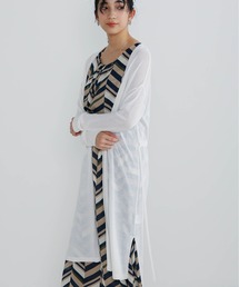 Bou Jeloud | さらさら袖ラインロングカーディガン(カーディガン/ボレロ)