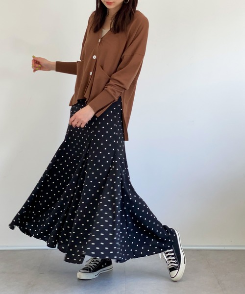 ottilie（オティーリエ）の「コットンニットカーディガン（カーディガン/ボレロ・レディース・レッド/ブラウン・FREE）」の14枚目の写真