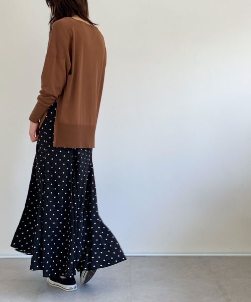 ottilie（オティーリエ）の「コットンニットカーディガン（カーディガン/ボレロ・レディース・レッド/ブラウン・FREE）」の12枚目の写真