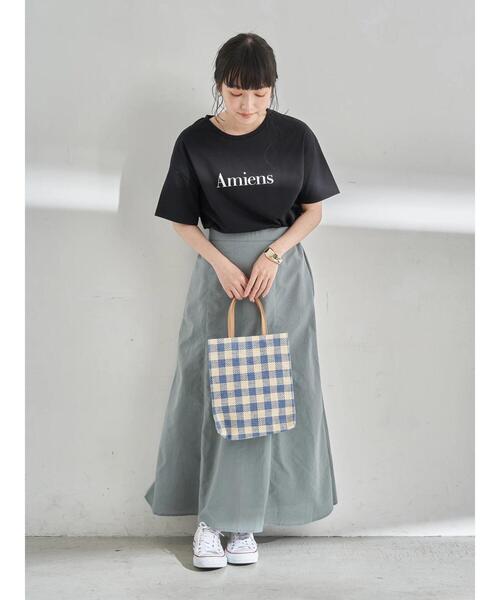 earth music&ecology（アースミュージックアンドエコロジー）の「Amiens BIGTシャツ ＊（Tシャツ/カットソー・レディース・ピンク/ライトベージュ/ブラック/ミント/アイボリー/モカ・FREE）」の19枚目の写真