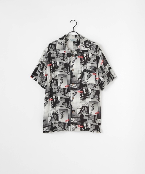 Craft Nicholson（クラフトニコルソン）の「ルーズ レーヨン半袖アロハシャツ（シャツ/ブラウス・メンズ・ホワイト系その他/ホワイト系その他7/ベージュ/ブラック系その他5/グレー系その他/ブルー系その他2/ブラック系その他/ブルー系その他/ブルー/ベージュ系その他/ホワイト系その他6/ブルー系その他3/ライトカーキ/ホワイト系その他4/ホワイト/ブルー系その他5/ブラック系その他7/ホワイト系その他3/ブラック系その他6/ブラック/ブルー系その他4/ブラック系その他2/その他/ホワイト系その他2/ブラック系その他4/グレー/ホワイト系その他5/ブラック系その他3/ベージュ系その他2/ホワイト系1/ホワイト系/ブルー系その他6/ネイビー/チャコールグレー/グレー系1/ホワイト系2/ブラック系1/ブラック系/ブルー系/ミント/ブラック系2/サックスブルー・XL/M/L）」の14枚目の写真