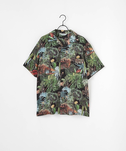 Craft Nicholson（クラフトニコルソン）の「ルーズ レーヨン半袖アロハシャツ（シャツ/ブラウス・メンズ・ホワイト系その他/ホワイト系その他7/ベージュ/ブラック系その他5/グレー系その他/ブルー系その他2/ブラック系その他/ブルー系その他/ブルー/ベージュ系その他/ホワイト系その他6/ブルー系その他3/ライトカーキ/ホワイト系その他4/ホワイト/ブルー系その他5/ブラック系その他7/ホワイト系その他3/ブラック系その他6/ブラック/ブルー系その他4/ブラック系その他2/その他/ホワイト系その他2/ブラック系その他4/グレー/ホワイト系その他5/ブラック系その他3/ベージュ系その他2/ホワイト系1/ホワイト系/ブルー系その他6/ネイビー/チャコールグレー/グレー系1/ホワイト系2/ブラック系1/ブラック系/ブルー系/ミント/ブラック系2/サックスブルー・XL/M/L）」の18枚目の写真