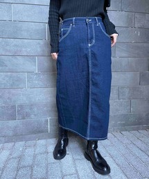 Emma（SELECT LEVERY）（エマ セレクトリベリー）の「(nod)セミタイトデニムロングスカート（デニムスカート）」