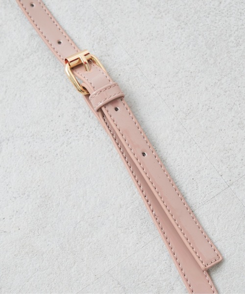 OLIVE des OLIVE（オリーブデオリーブ）の「チェリー柄PVCショルダー（ショルダーバッグ・レディース・オフホワイト/ラベンダー/ピンクベージュ・FREE）」の12枚目の写真