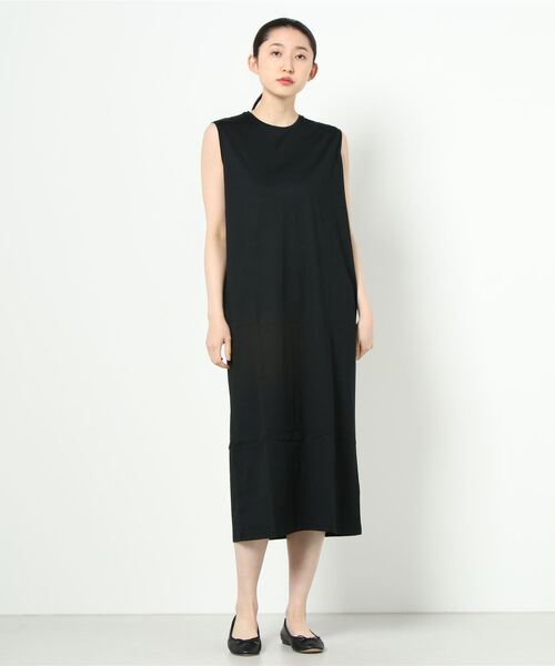 【新品・新タグ】エイトン ATON SUVIN ロングワンピース GREY 01 新品・新タグ】エイトン ATON SUVIN ロングワンピース GREY 01