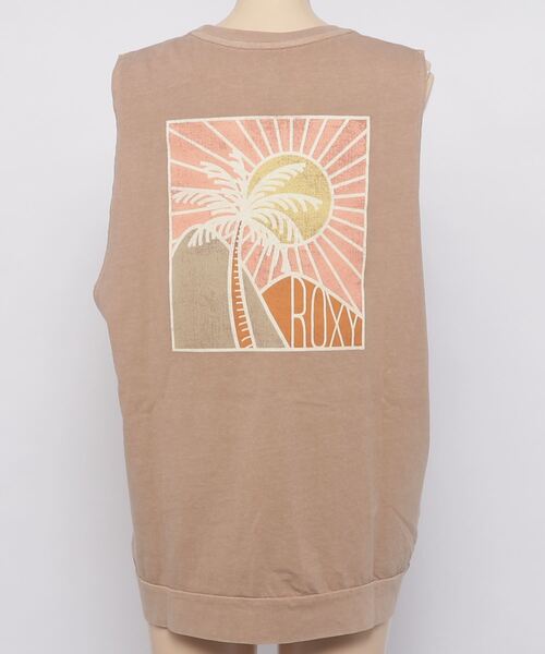 ROXY（ロキシー）の「ROXY/ロキシー  ルーズシルエットタンクトップ   RST212026（タンクトップ・レディース・ホワイト/ベージュ/ブラック・L/M）」の5枚目の写真