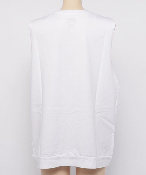 ROXY（ロキシー）の「ROXY/ロキシー  ルーズシルエットタンクトップ   RST212026（タンクトップ・レディース・ホワイト/ベージュ/ブラック・L/M）」の7枚目の写真